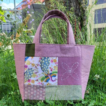 Parktasche - der Pfau im Kirschbaum