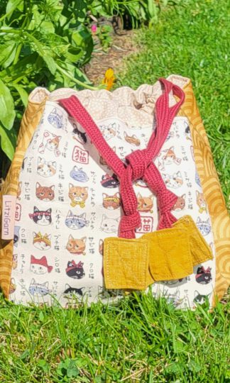 Projekttasche - Komebukuro - kakkoii neko