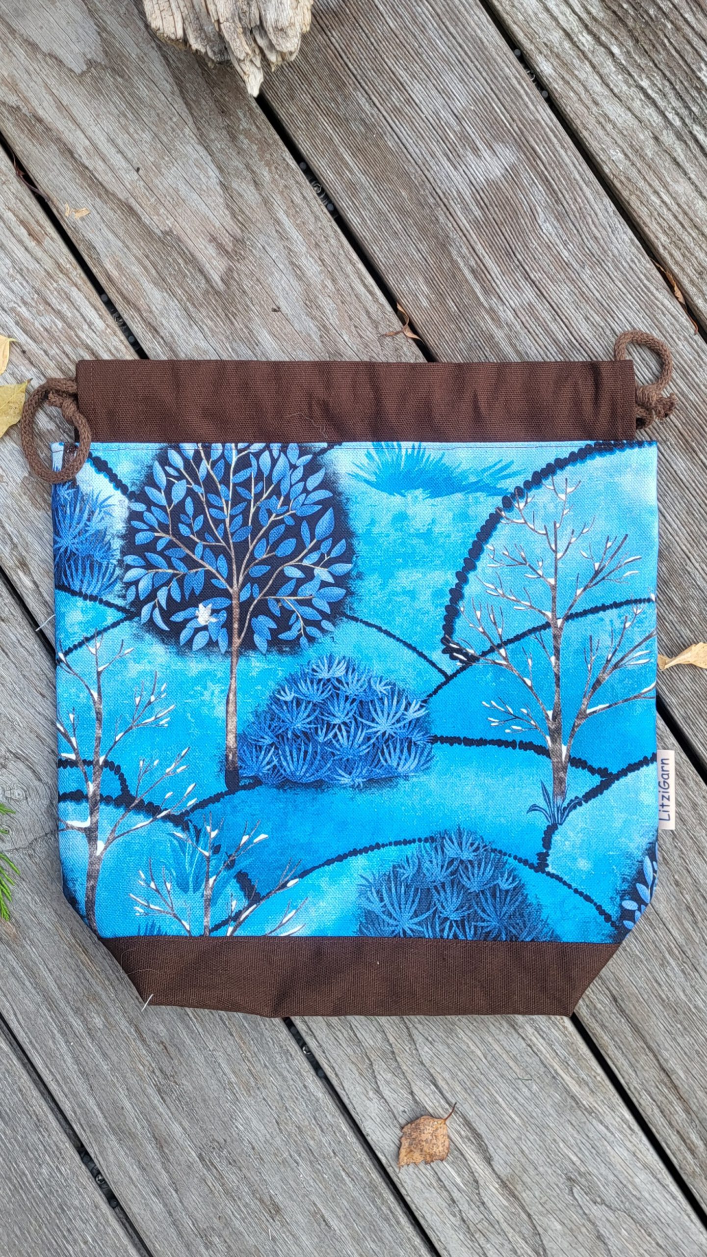 Projektbeutel mit wolligweicher Weihnachtsüberraschung