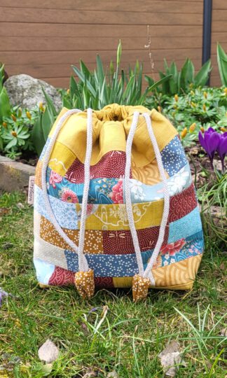 Projekttasche - パッチワークバッグ Patchiwakubaggu reserviert für Gudrun